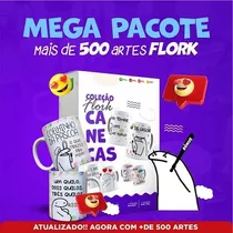 Pack Artes Caneca Flork Bento Memes  Jpge + Mockups