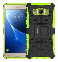 Carcasa Protectora P/galaxy J5 Doble Capa, Goma C/soporte