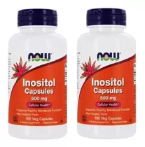 Inositol 500mg Americano Puro Original  2 Frascos