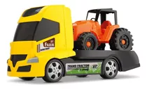 Caminhão De Brinquedo Super Truck Com Trator Farm