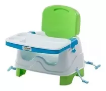 Silla De Comer Desmontable Booster Color Verde Ok Baby