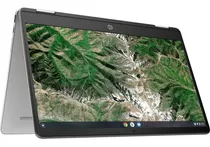 Notebook Chromebook Convertible Hp Quadcor 4gb 64gb 14 Touch Color Plateado