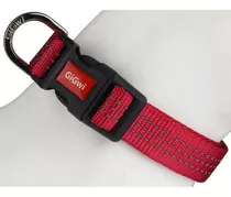 Collar De Paseo De Nylon Para Perro Reflectante Gigwi Tamaño Del Collar 40-55cm De Circunferencia De Cuello Color Rojo