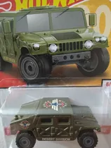 Carro Colección Hot Wheels Especial Humvee Patrulla Militar 