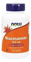 Vitamina B3 Niacin Now Foods - Uni - Unidad A $1209