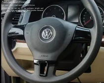 Apliques Volante Volkswagen Vw Fox Suran Amarok 3 Pza Negros