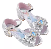 Zapatos Sandalia Niñas Princesa Cómoda Cosplay Frozen .