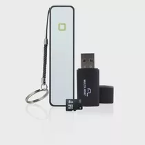 Kit Power Bank Pendrive Cartão De Memória 8gb Multilaser -