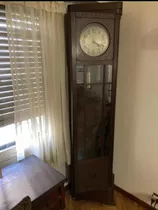 Reloj Antiguo De Pie Alemán Funciona 