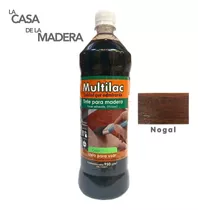 Tinta Para Madera Color Nogal Multilac Base Solvente 1 Litro