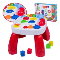 Mesa Didática Play Time De Atividades Mesinha Infantil