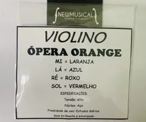 Encordoamento Violino Opera Orange