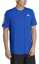 Remera adidas Tennis Club 3 Tiras Hombre Az Bl