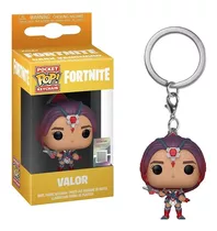 Llavero Funko Pocket Pop Valor Fortnite Original