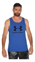 Musculosa Under Armour Hombre Sportstyle Logo Tank Azul