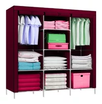 Closet Ropero Armable Organizador Transportable Tela Grande