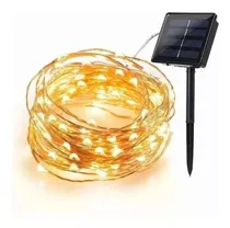 Luminaria Led Solar Decorativa Exterior 10 Mt Calida T2867