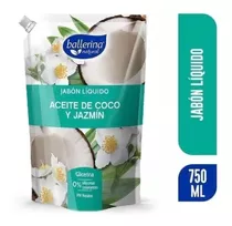 Jabon Liquido Ballerina Aceite De Coco Y Jazmin 750 Ml