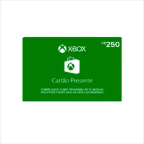 Cartão Xbox Br Microsoft Gift Card R$250 (100+100+50) Reais