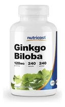 Nutricost Ginkgo Biloba 120 Mg, 240 Cápsulas Importadas