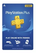 Tarjeta Playstation Plus 12 Meses - Usa - Entrega En Minutos