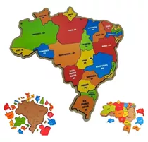 Arquivo Dxf Cdr Mapa Do Brasil Quebra Cabeças Vetor #499