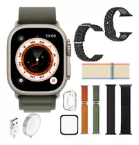 Smartwatch S18 Ultra Pro Max Serie 8 Nfc 7 Pulseiras + Case