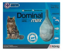 Pipeta Antipulgas Dominal Max Para Gatos Hasta 4 Kg