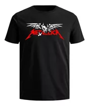 Playera Metallica Heavy Metal Rock 100% Algodón Camiseta