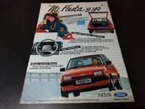 (pb390) Publicidad Clipping Ford Fiesta * 1984