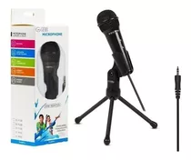Microfono Con Tripode Para Pc Plug 3.5mm Videcom