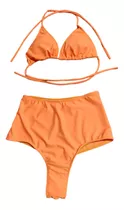 Bikini Triángulo Tiro Alto 