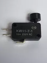 Kit 5 Chave Micro Switch Kw11-7-2 16a Botão Exclusivo