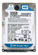 Disco Duro Notebook 320gb Sata Wd Seagate Usado Con Garantia