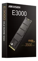 Disco Duro Ssd M.2 Hikvision 256gb Pcie Nvme Hs-ssd E3000 Color Negro