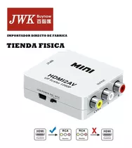 Convertidor Hdmi A Rca 2av 1080p Para Video Hd Tv Jwkvision