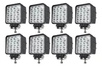 8 Faros Cuadrados 48w Auto Moto 4x4 Utv Cuatri