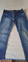 Jeans Oxford Con Faja De Embarazo