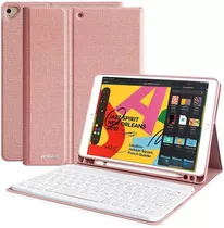 Funda Con Teclado Para iPad 7ta Generacion 10.2 2019-kbz9