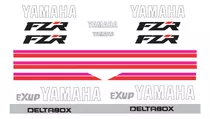 Kit De Adesivos Compatível Yamaha Fzr 600 1991 Preta Fzr6006