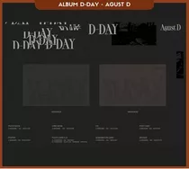 Agust D ( Bts ) Album D-day Version 02
