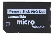 Adaptador Memoria Micro Sd A Ms Pro Duo Memory Stick Pro Duo