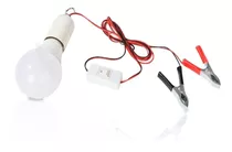 12 Volts Lámpara Led 12w Dc + Portatil Werke Color De La Luz Fria