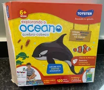 Puzzle Quebra Cabeça Explorando O Oceano 120 Peças - Toyster