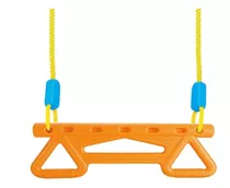 Hamaca Columpio Con Soga Para Colgarse Infantil De Niño 42cm Color Naranja