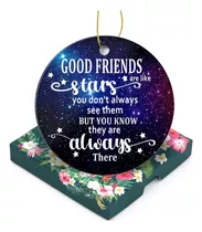 Adornos Navideños 2022good Friends Are Like Stars They...