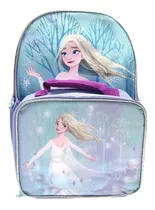 Mochila Niñas Con Lonchera Infantil Frozen Elsa Disney