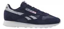 Zapatillas Reebok Classic Leather Vector Az/bco Moda Unisex