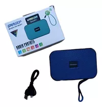 Parlante Blue Box Portátil Radio Usb Micro Sd Bluetooth