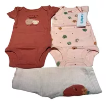 Conjunto Carters Tres Piezas / Nb / Nena / Manzana